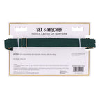 Sex & Mischief Indica Laced Up Garters (Gold) – Set of 2 Adjustable Garters > Clothes > Hosiery > Garterbelt Sets