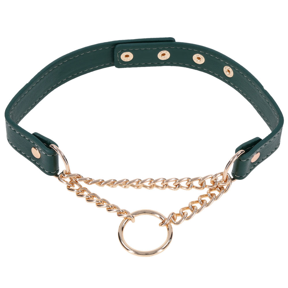 Indica Day Collar (Green) – Adjustable Faux Leather Collar > Bondage Gear > Collars & Leashes