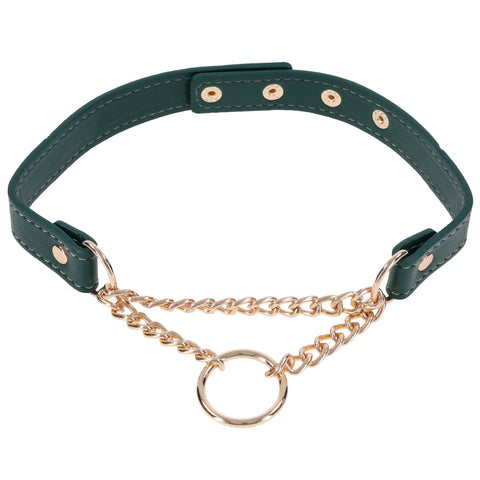 Indica Day Collar (Green) – Adjustable Faux Leather Collar > Bondage Gear > Collars & Leashes