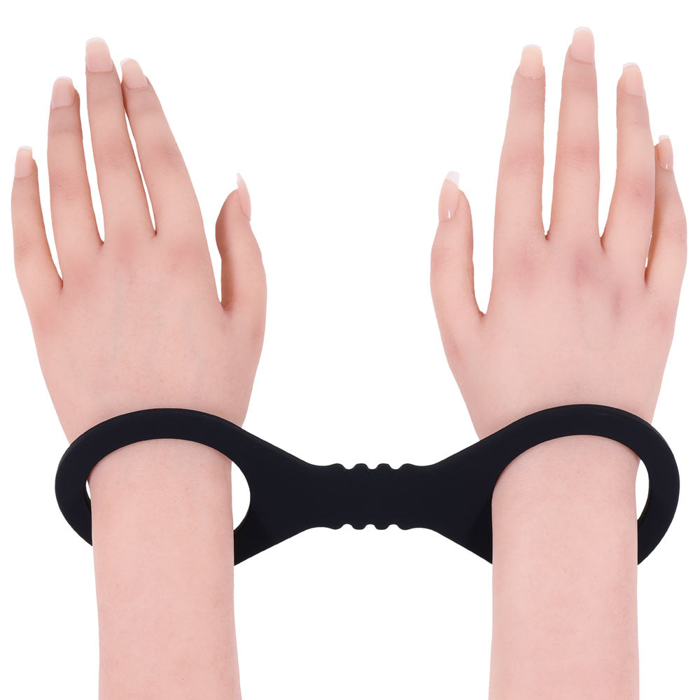 Sex & Mischief Shadow Small Silicone Cuffs – Small Restraints > Bondage Gear > Restraints
