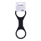 Sex & Mischief Amor, Shadow, Enchanted & Indica Silicone Cuffs – Lightweight Flexible Silicone Restraints Black Large > Bondage Gear > Restraints