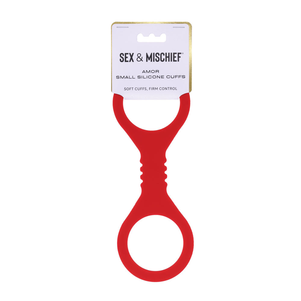Sex & Mischief Amor Small (Red) – Small Silicone Restraints Red > Bondage Gear > Restraints Main image