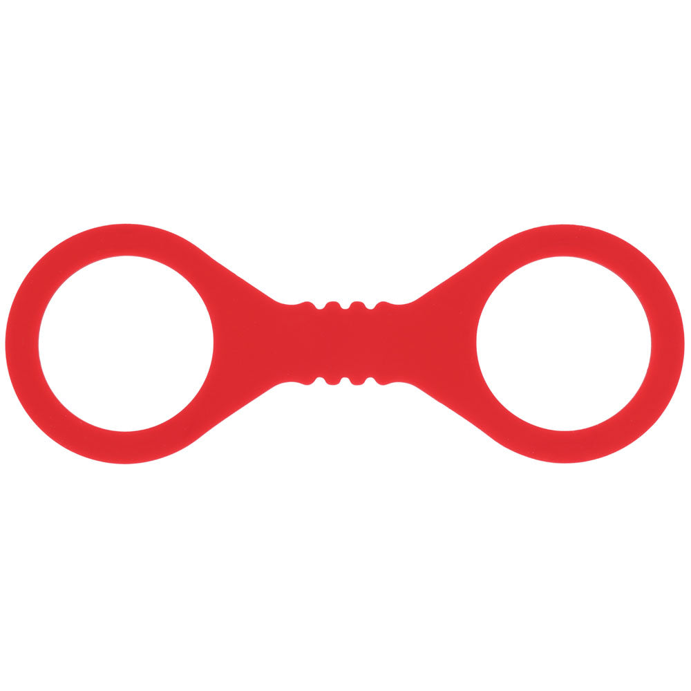 Sex & Mischief Amor Small (Red) – Small Silicone Restraints Secondary image