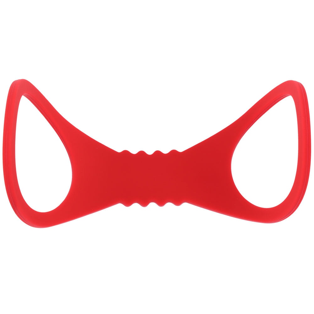 Sex & Mischief Amor Large Silicone Cuffs (Red) – Large Flexible Silicone Restraints > Bondage Gear > Restraints