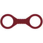 Sex & Mischief Enchanted Small Silicone Cuffs (Burgundy) – Small Silicone Restraints > Bondage Gear > Restraints