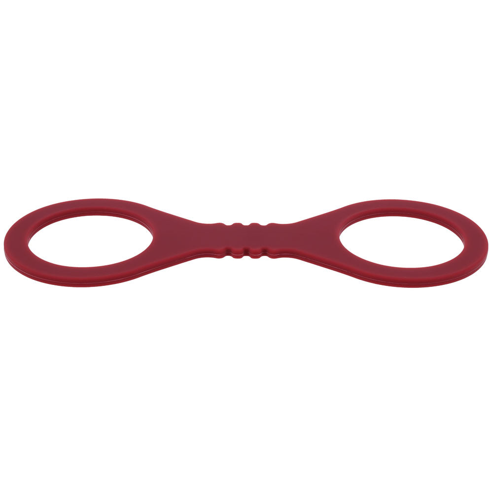 Sex & Mischief Enchanted Small Silicone Cuffs (Burgundy) – Small Silicone Restraints > Bondage Gear > Restraints