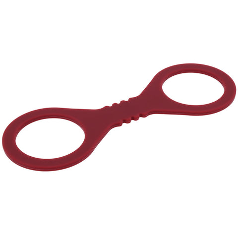 Sex & Mischief Enchanted Small Silicone Cuffs (Burgundy) – Small Silicone Restraints > Bondage Gear > Restraints