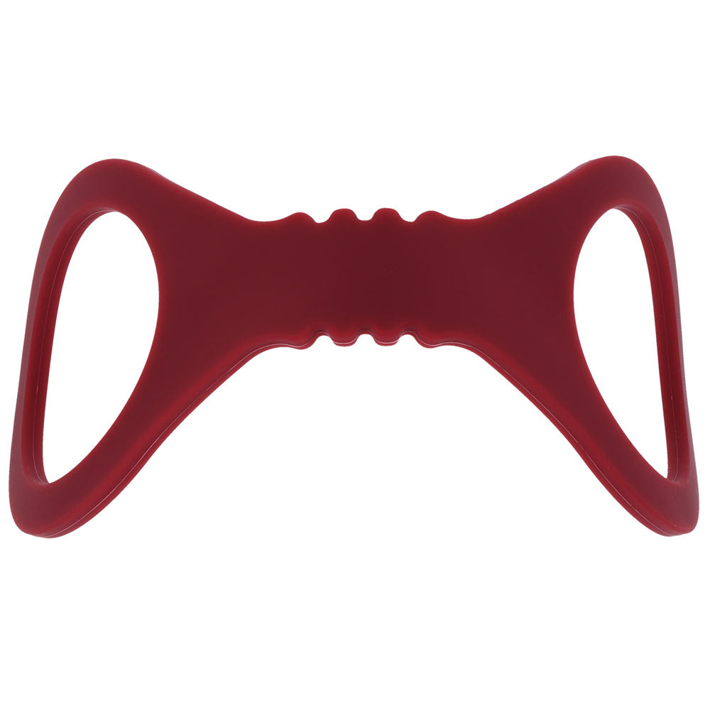 Sex & Mischief Enchanted Small Silicone Cuffs (Burgundy) – Small Silicone Restraints > Bondage Gear > Restraints