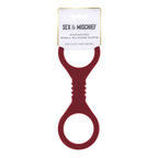 Sex & Mischief Amor, Shadow, Enchanted & Indica Silicone Cuffs – Lightweight Flexible Silicone Restraints Burgundy Small > Bondage Gear > Restraints