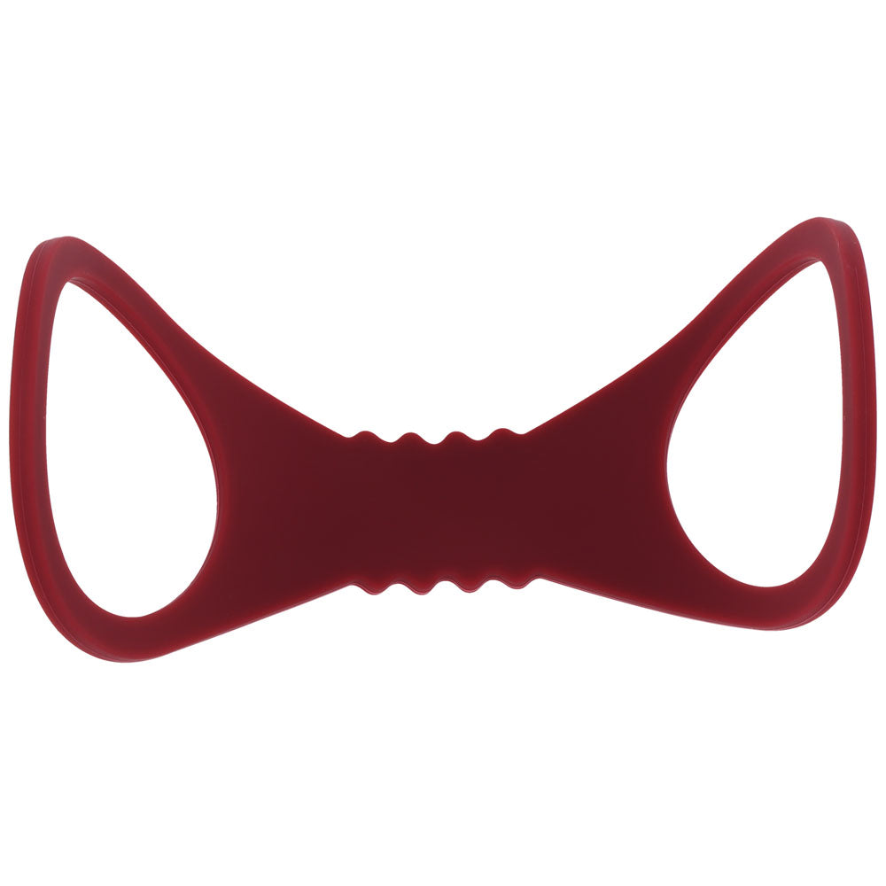 Sex & Mischief Enchanted Large Silicone Cuffs (Burgundy) – Large Silicone Restraints > Bondage Gear > Restraints