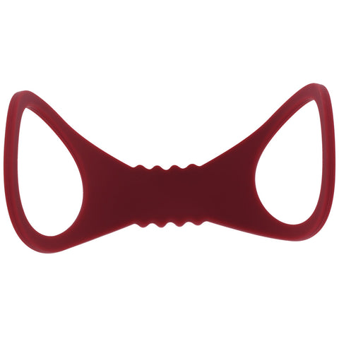 Sex & Mischief Enchanted Large Silicone Cuffs (Burgundy) – Large Silicone Restraints > Bondage Gear > Restraints
