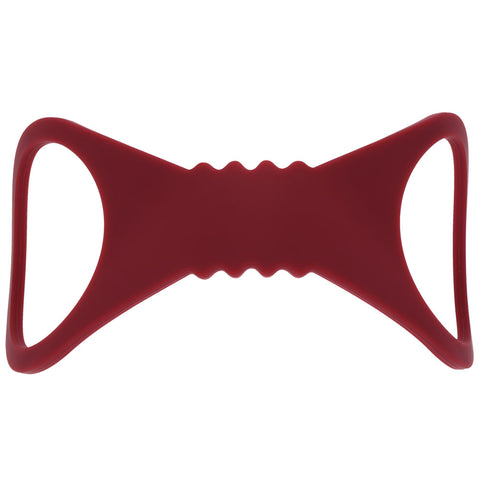 Sex & Mischief Enchanted Large Silicone Cuffs (Burgundy) – Large Silicone Restraints > Bondage Gear > Restraints