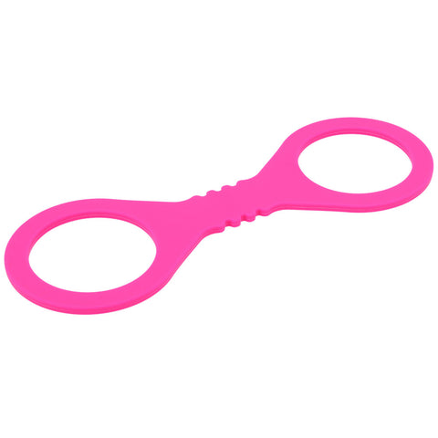 Sex & Mischief Small Hot Pink Silicone Cuffs – Small Restraints > Bondage Gear > Restraints