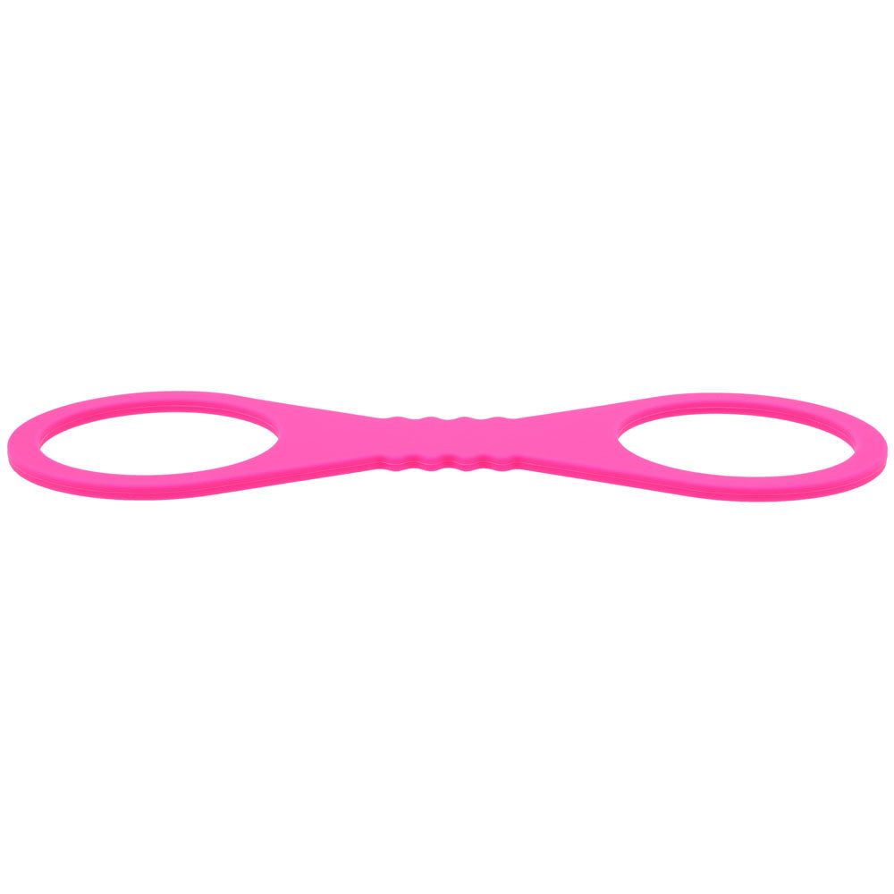 Sex & Mischief Large Hot Pink Silicone Cuffs – Large Restraints > Bondage Gear > Restraints