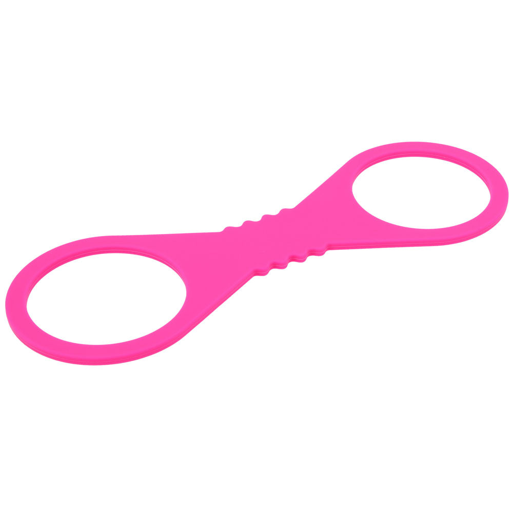 Sex & Mischief Large Hot Pink Silicone Cuffs – Large Restraints > Bondage Gear > Restraints