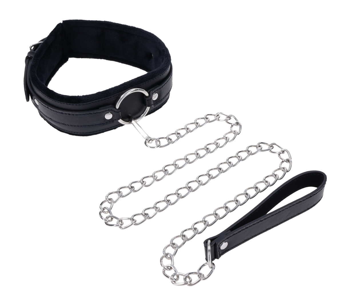 Shadow Collar and Leash – Faux Leather Collar and Leash Set > Bondage Gear > Collars & Leashes Main image