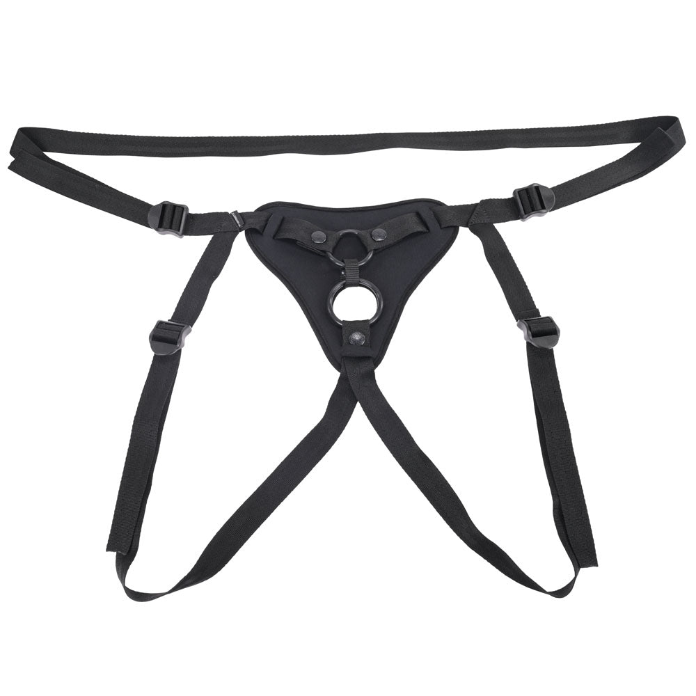 SPORTSHEETS Dual Desires Strap On 4 Way Adjustable Harness > Dildos > Strap On Harnesses