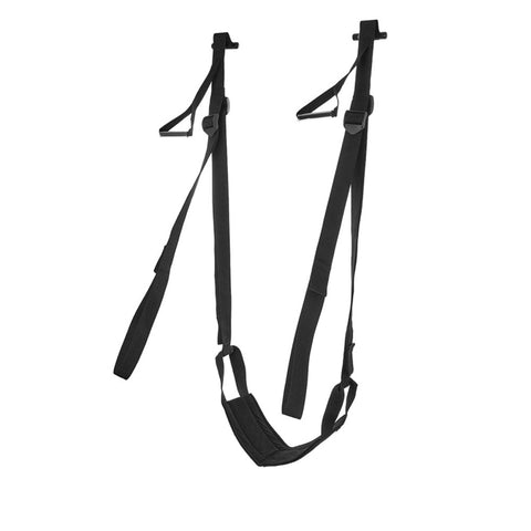 Sportsheets Door Jam Sex Sling Door Swing for Couples Adventure Black Bedroom Play Gear
