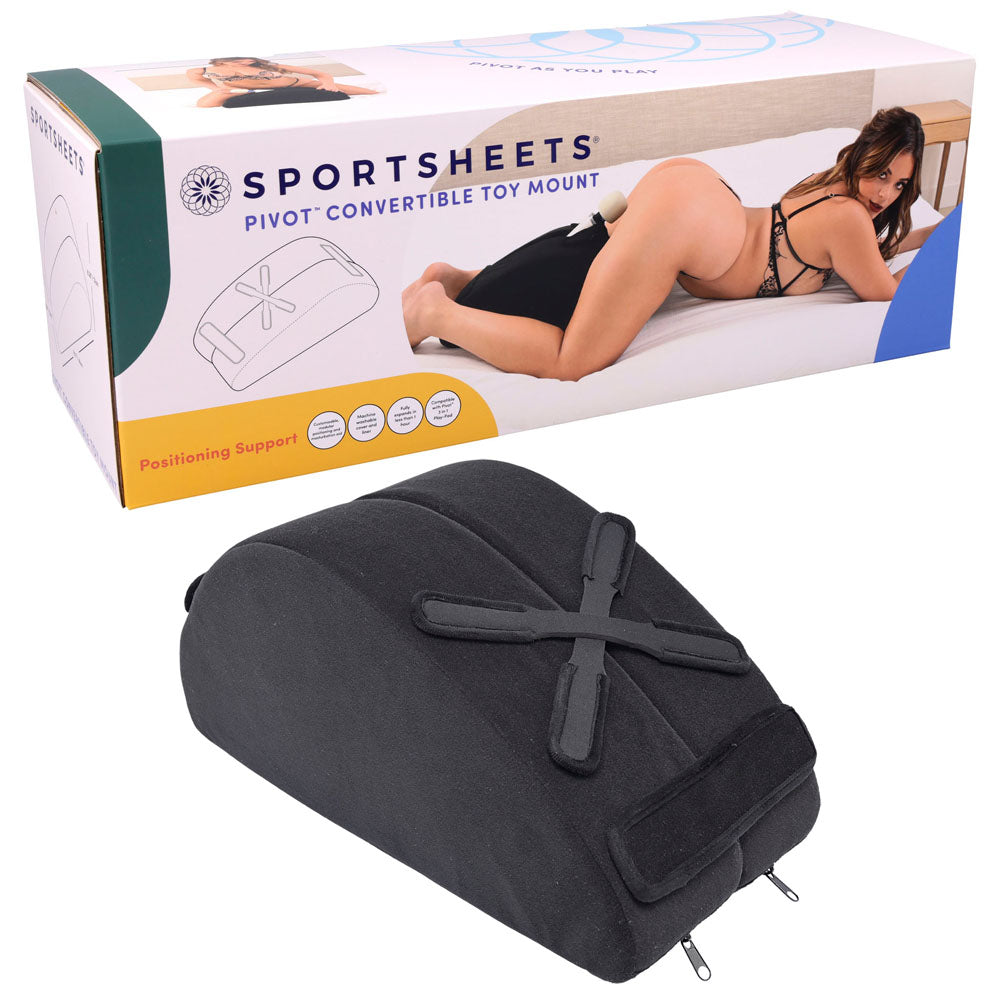 Pivot Convertible Toy Mount – Adjustable Multi-Use Toy Positioner Black > Sex Toys > Sex Positioners Main image