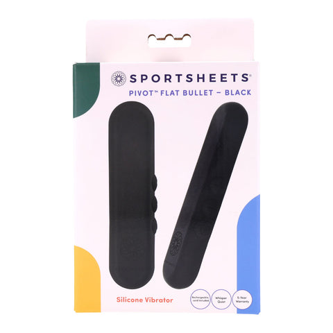 Pivot Flat Bullet - Rechargeable 10 cm Discreet Vibrator BULLETS