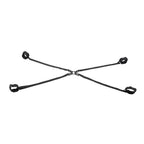 Sportsheets Velvet Noir Adjustable Hog Tie and Cuff Restraints Set with Soft Cuffs > Bondage Gear > Restraints
