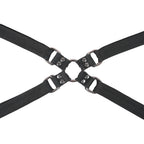 Sportsheets Velvet Noir Adjustable Hog Tie and Cuff Restraints Set with Soft Cuffs > Bondage Gear > Restraints