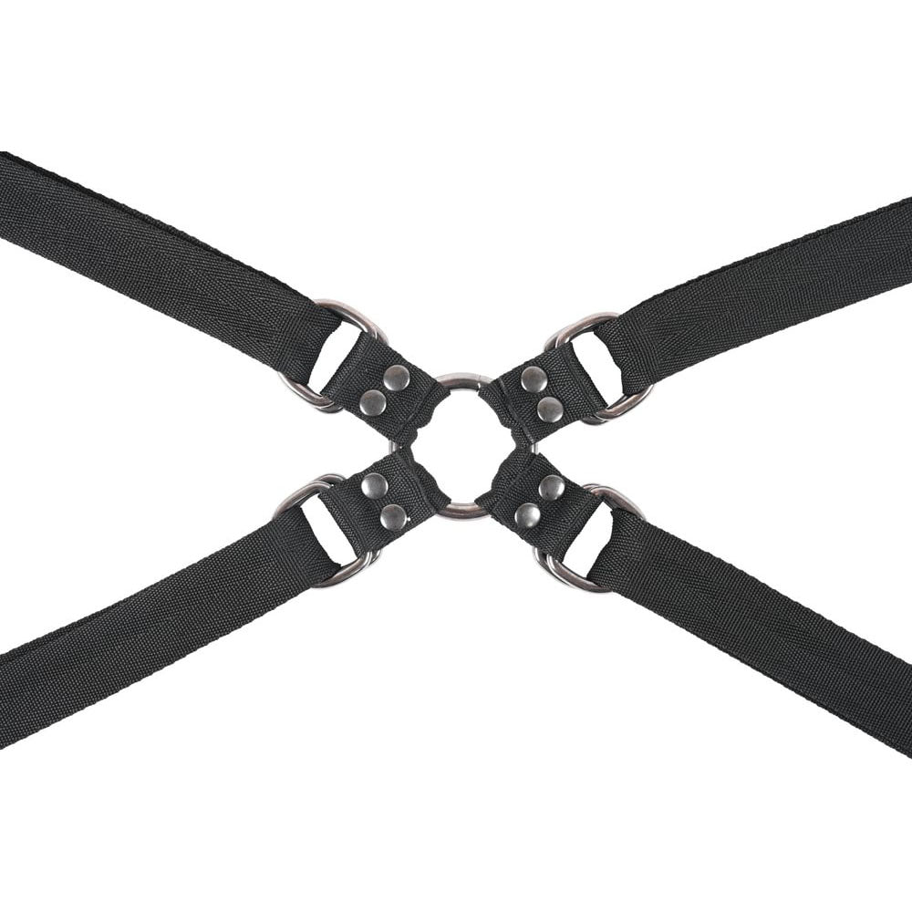 Sportsheets Velvet Noir Adjustable Hog Tie and Cuff Restraints Set with Soft Cuffs > Bondage Gear > Restraints