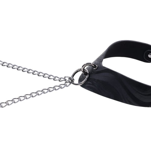Sportsheets Velvet Noir Collar & Removable Clamps Neck and Nipple Restraints BONDAGE-TOYS