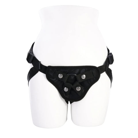 Sportsheets Velvet Noir Strap On Adjustable Strap-On Harness No Probe Included STRAP-ONS