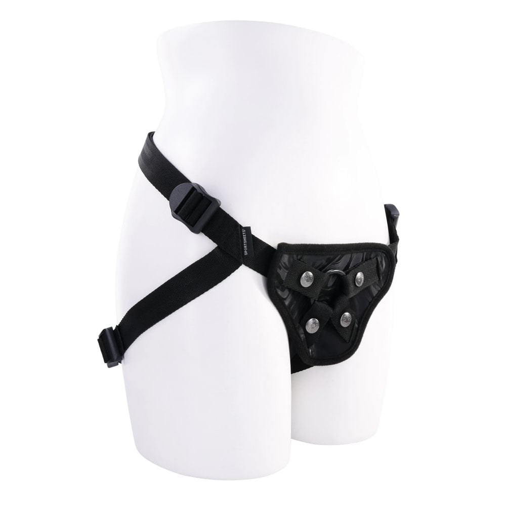 Sportsheets Velvet Noir Strap On Adjustable Strap-On Harness No Probe Included STRAP-ONS