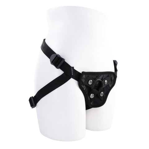 Sportsheets Velvet Noir Strap On Adjustable Strap-On Harness No Probe Included STRAP-ONS