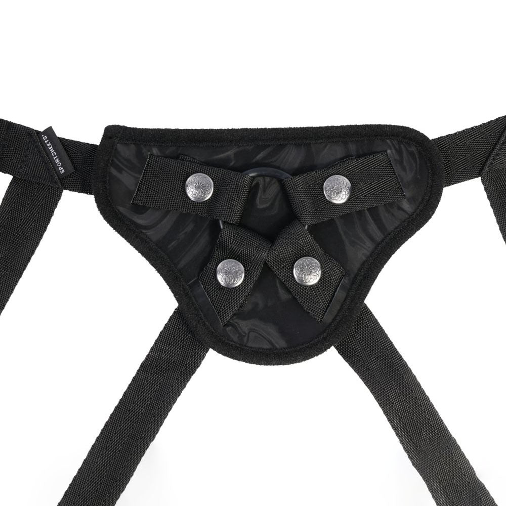 Sportsheets Velvet Noir Strap On Adjustable Strap-On Harness No Probe Included STRAP-ONS
