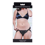 Sportsheets Velvet Noir Strap On Adjustable Strap-On Harness No Probe Included > Dildos > Strap On Harnesses