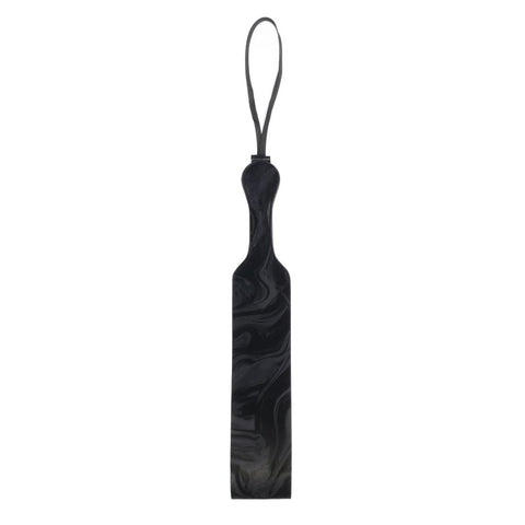 Sportsheets Velvet Noir Loop Paddle 42 cm Impact Toy with Vegan Leather and Wrist Loop Black Marbled Design > Bondage Gear > Paddles