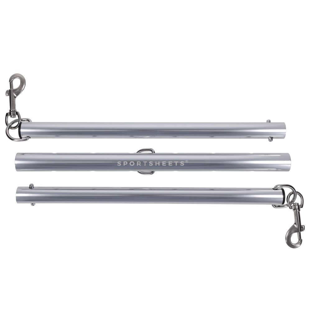 Sportsheets Signature Adjustable Spreader Bar – Silver Metal > Bondage Gear > Restraints