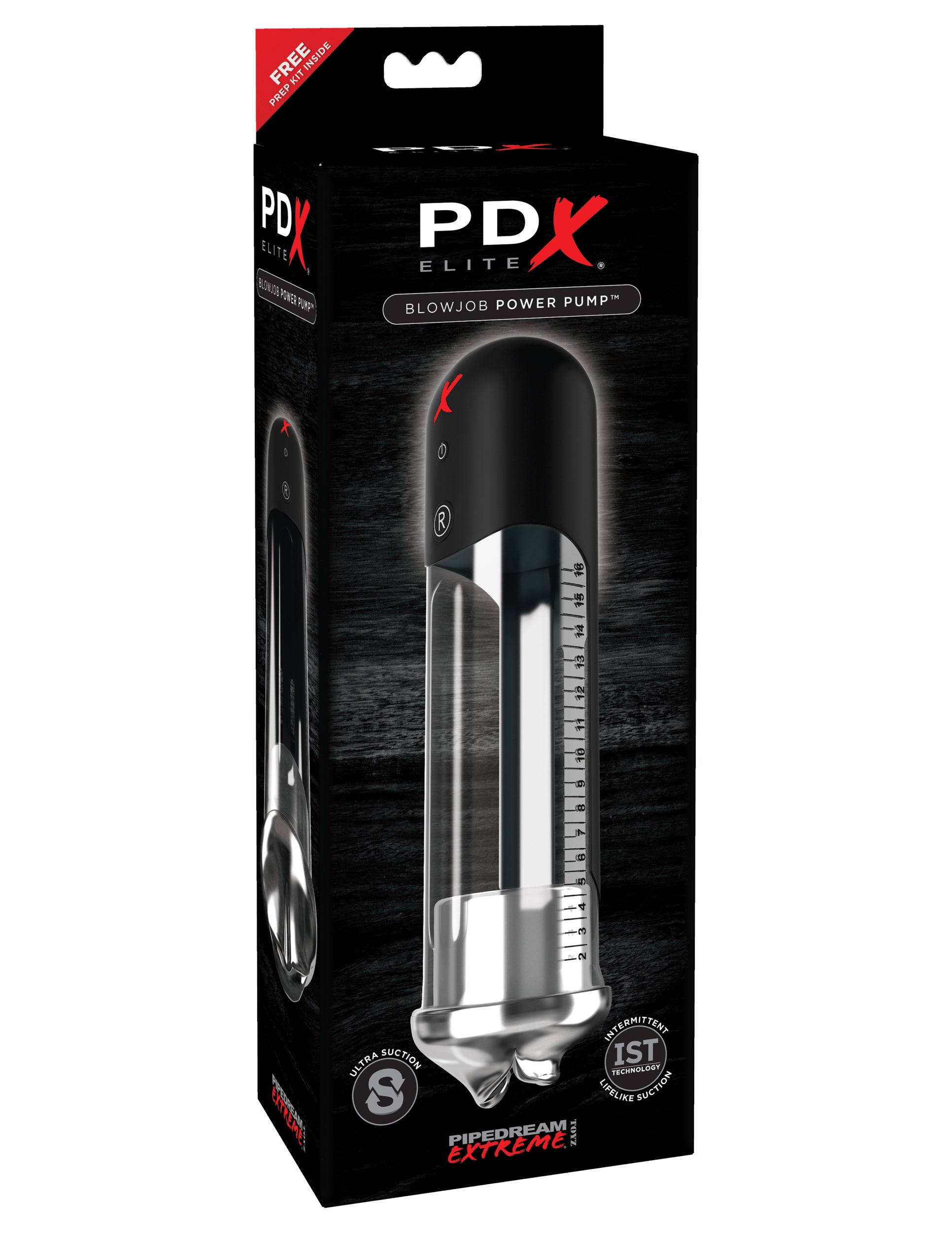 PDX Elite Blowjob Power Pump - Mouth Stroker Sleeve Included PUMPS Male Electric