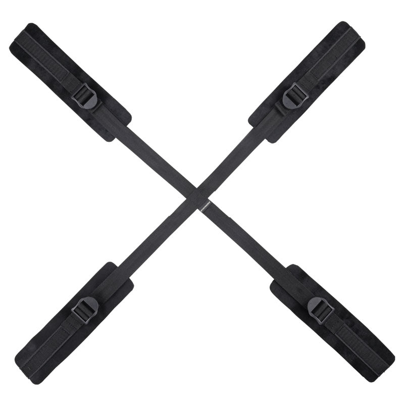 Sex & Mischief Hog Tie with Adjustable Cuffs – Four-Point Restraint Bondage Set > Bondage Gear > Restraints