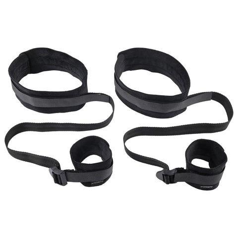 Sex and Mischief Thigh and Wrist Cuffs for Intimate Adventures Restraints
