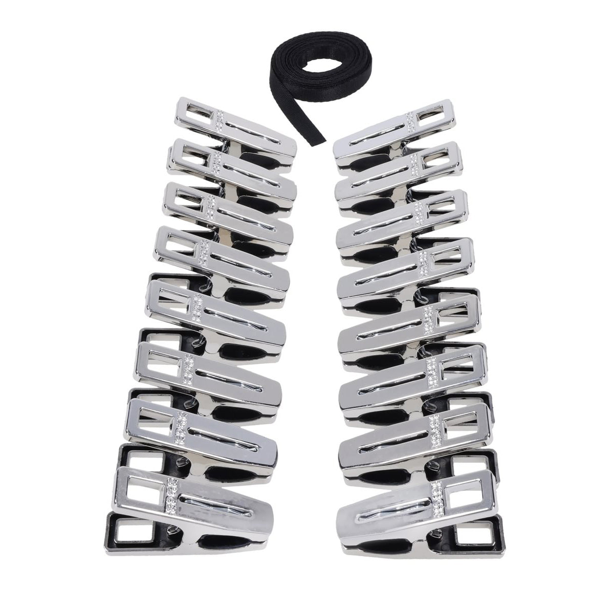 Edge Body Zipper Clothes Pins – Set of 16 Sensation Clamps with Cord > Sex Toys > Nipple Clips