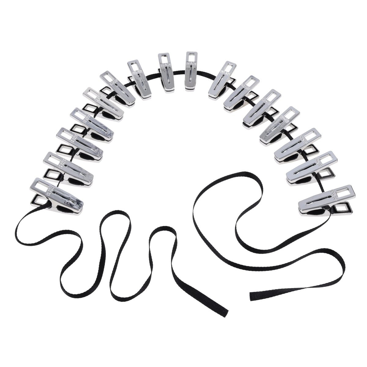 Edge Body Zipper Clothes Pins – Set of 16 Sensation Clamps with Cord > Sex Toys > Nipple Clips