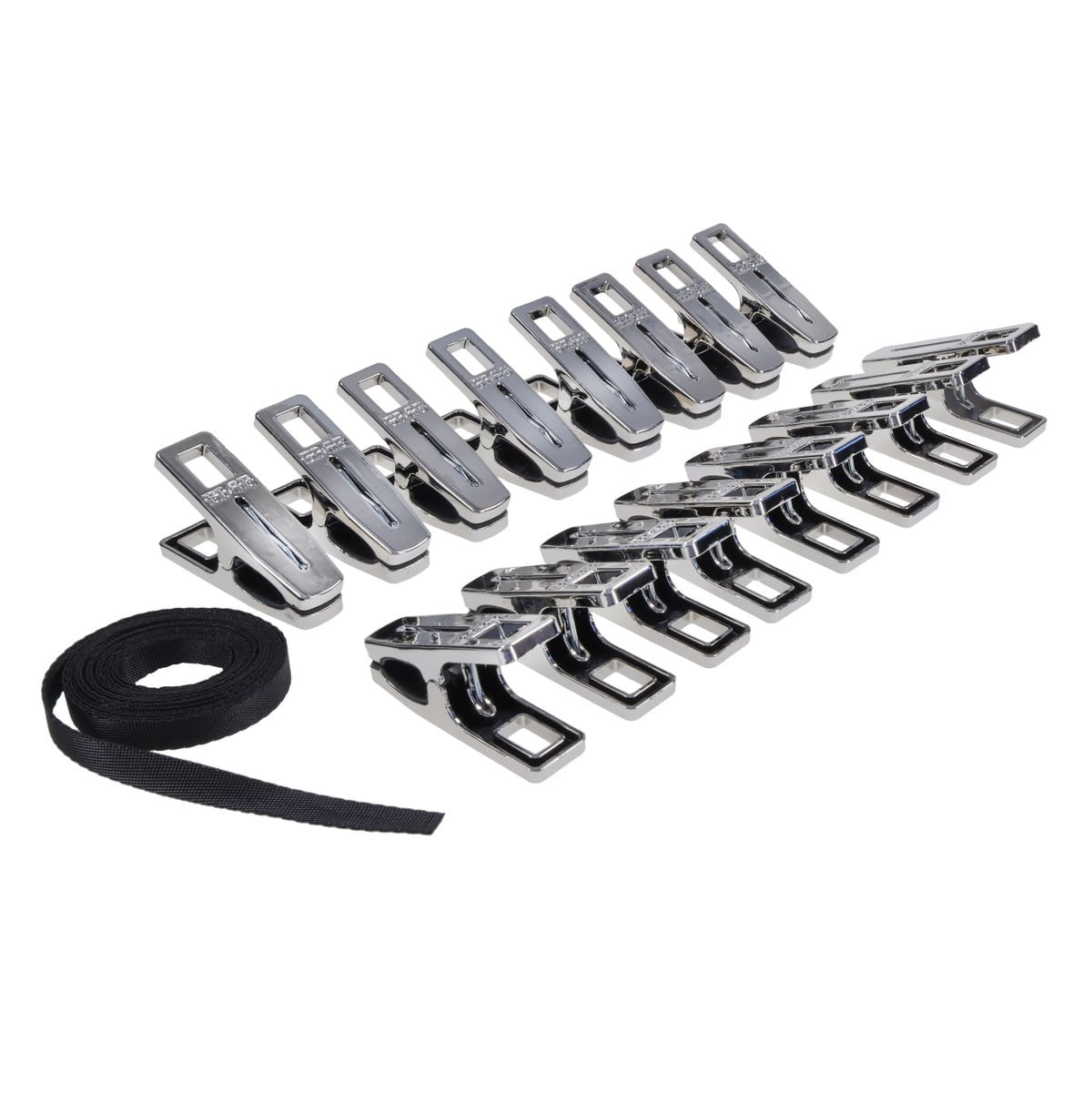 Edge Body Zipper Clothes Pins – Set of 16 Sensation Clamps with Cord > Sex Toys > Nipple Clips
