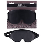 Edge Lights Out Blindfold Eyemask Restraint – Faux Leather Sensory Play Accessory > Bondage Gear > Blindfolds