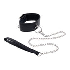 Edge Collar and Leash Neck Restraint with Heavy Duty Metal Leash > Clothes > Unisex Leather