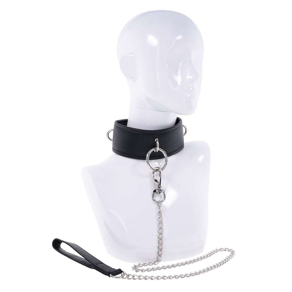 Edge Collar and Leash Neck Restraint with Heavy Duty Metal Leash Secondary image