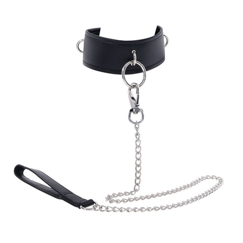 Edge Collar and Leash Neck Restraint with Heavy Duty Metal Leash Restraints