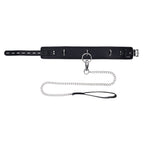 Edge Collar and Leash Neck Restraint with Heavy Duty Metal Leash > Clothes > Unisex Leather