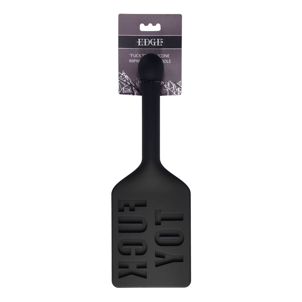 Edge Silicone Flexible Grip – Textured Spanking Paddle Black > Bondage Gear > Paddles