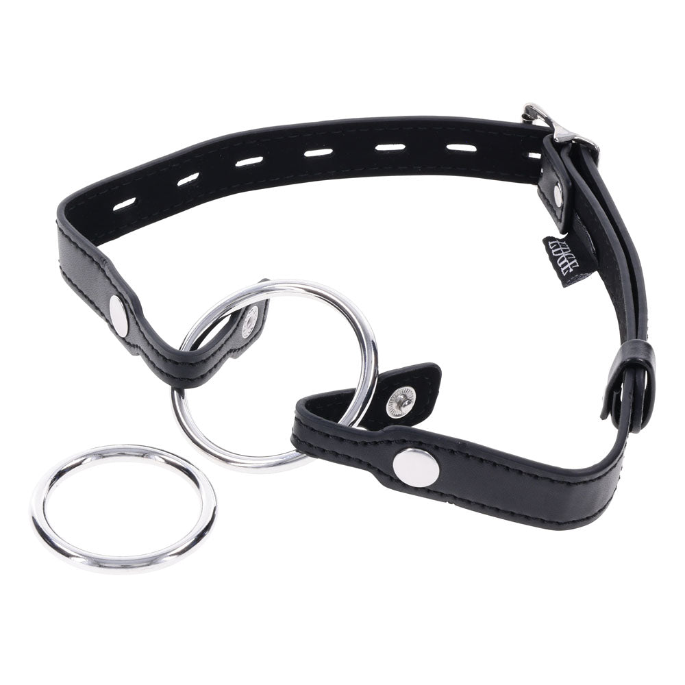 EDGE Interchangeable Ring Gag 3.5cm & 5.1cm Mouth Gag Restraint > Bondage Gear > Gags and Bits