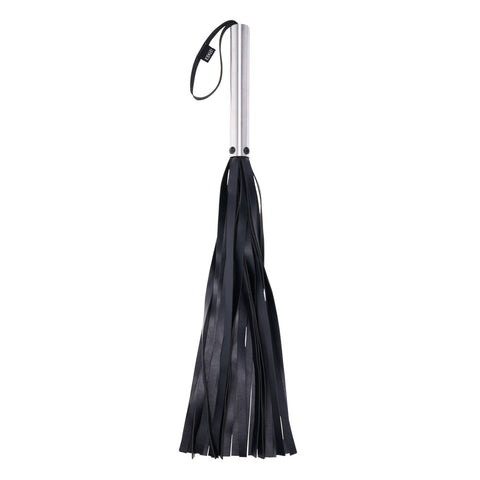 Edge Flogger Whip with Metal Handle for Impact Play Whips & Paddles