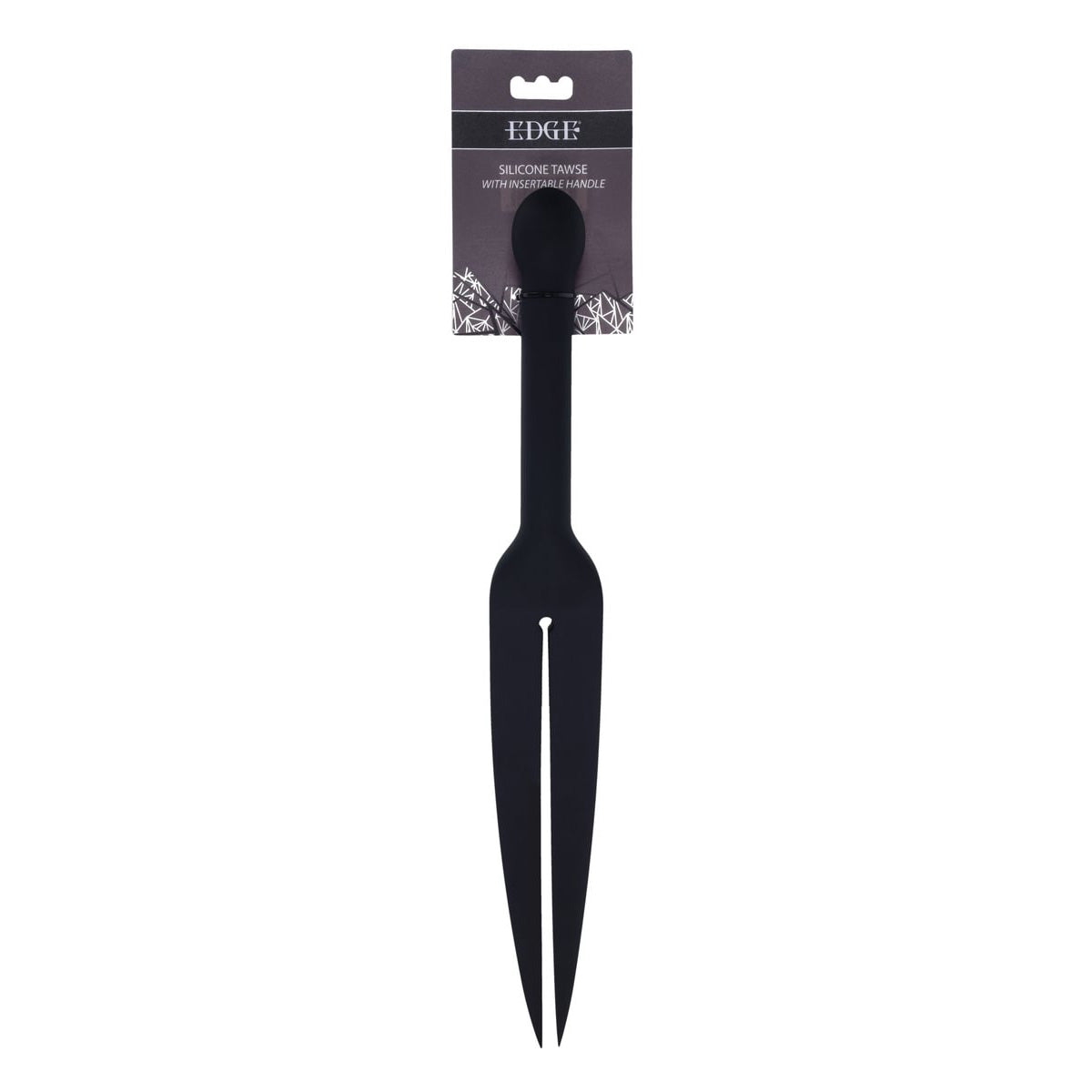 Edge Silicone Tawse – Body-Safe Silicone Whip with Insertable Handle Black > Bondage Gear > Whips & Floggers